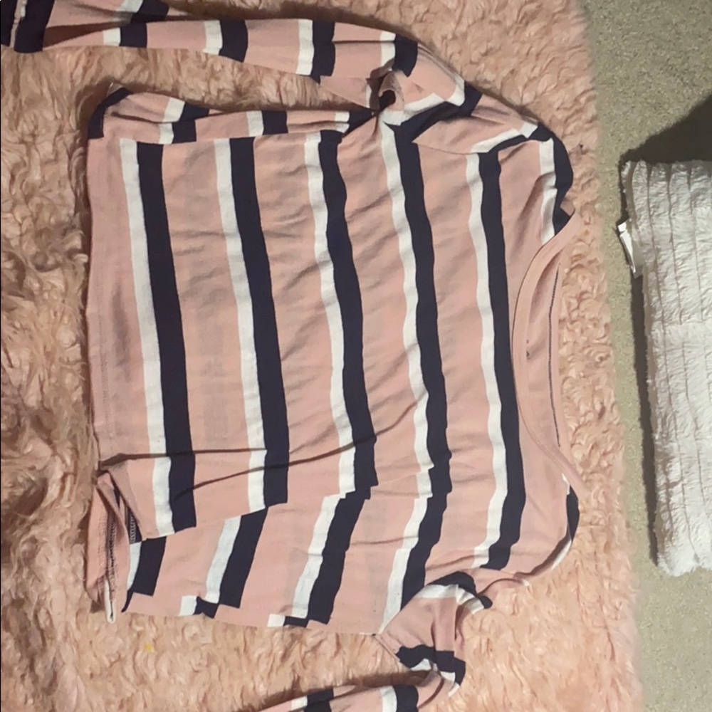 long sleeve striped shirt